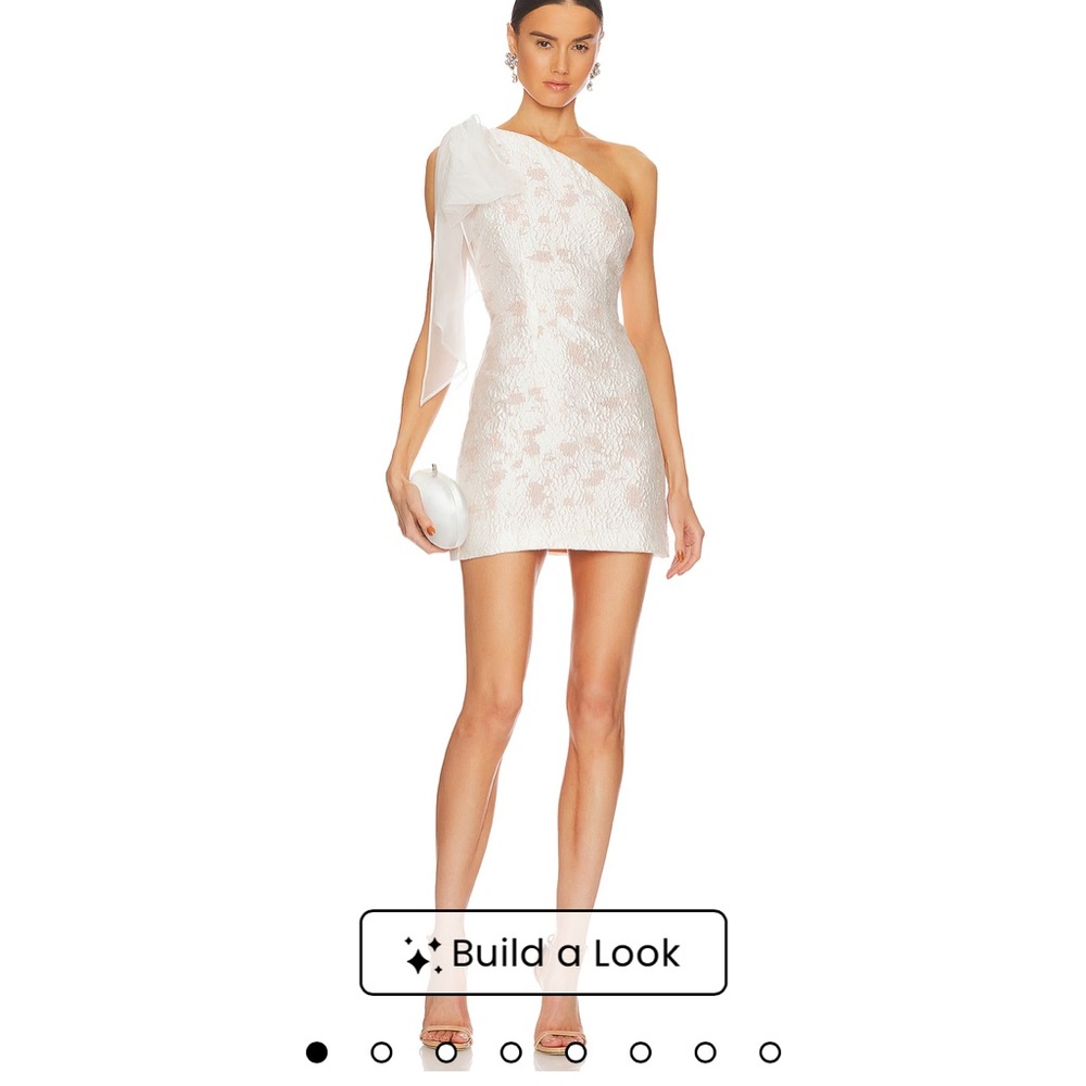 REVOLVE White One-Shoulder Dress